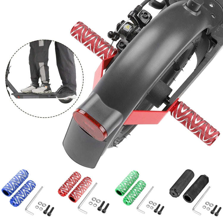 Electric Scooter Pedal Rear Foot Pegs For Xiaomi Mijia M365 / Pro / Pro2 / 1S(Black)