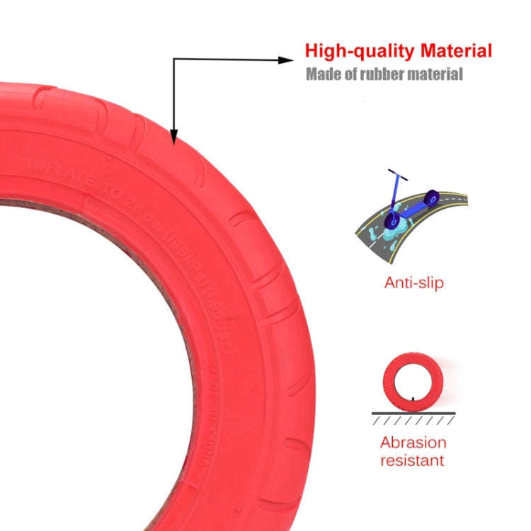 10 x 2 P1069 Inflatable Solid Tire for XiaoMi Mijia M365 Pro,Style Outer Tire