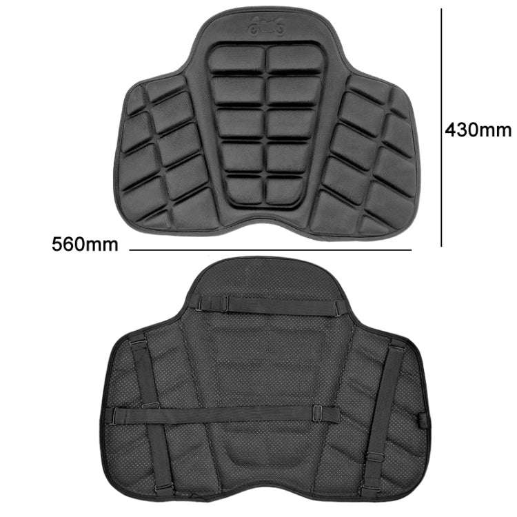Shock Absorption Heat Insulation Breathable Motorcycle Seat Cushion, Style: Saddle Type