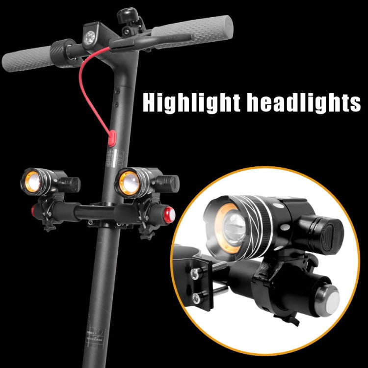 Electric Scooter T6 LED Light Front Lamp Lighted Armrest For Xiaomi M365 /Pro