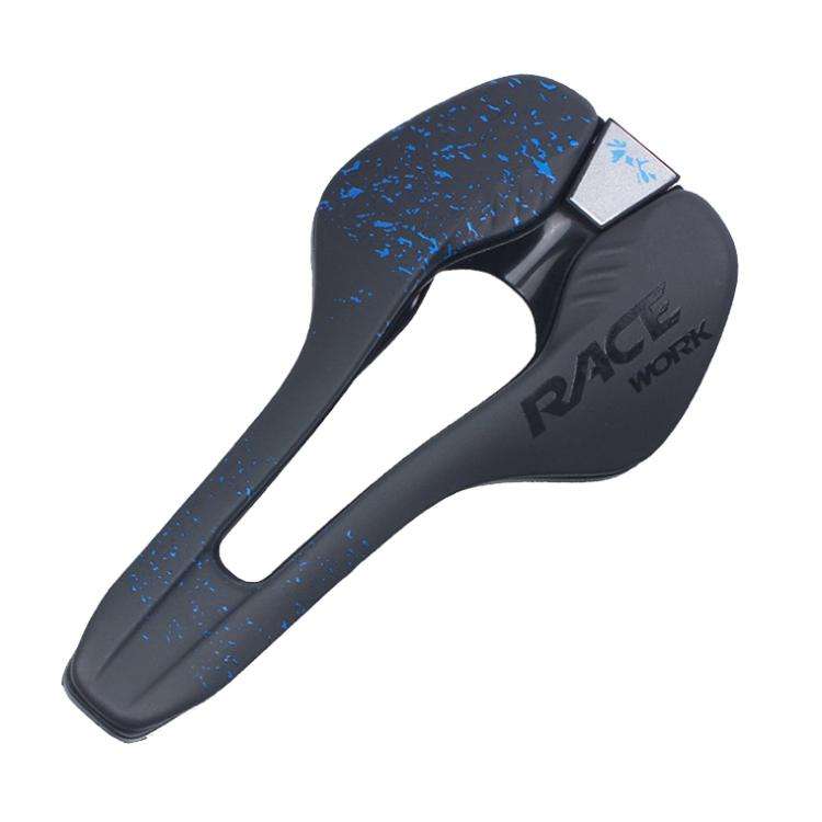 RACEWORK RK068 Mountain Bike Microfiber Leather Seat Cushion(Blue)