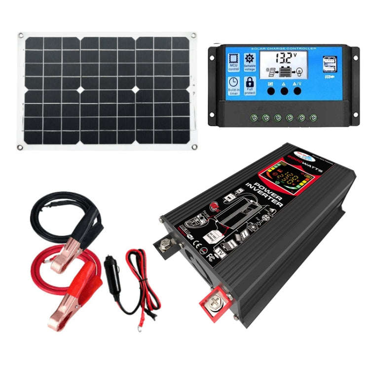 Tang 3 Generations Home Solar Generator Inverter+30A Controller+18W 12V Solar Panel, Specificatio...