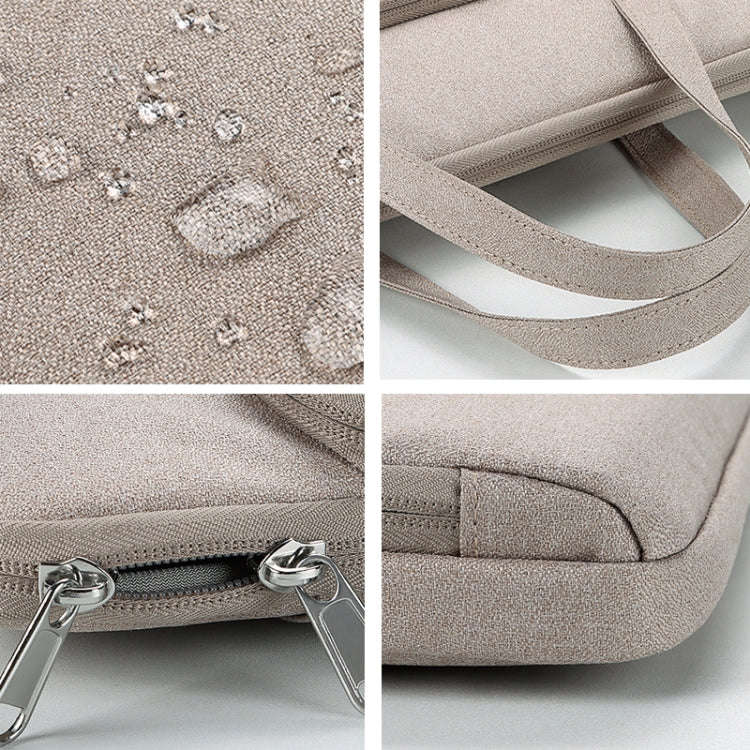 ST13 Waterproof and Wear-resistant Laptop Bag, Size: 13.3 inches(Khaki)