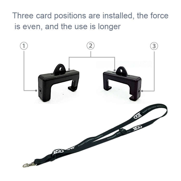 CQT Remote Control Lanyard With Hook For DJI Mavic Air 2/2S/Mini 2 /Mini 3 Pro,Style: Only Buckle