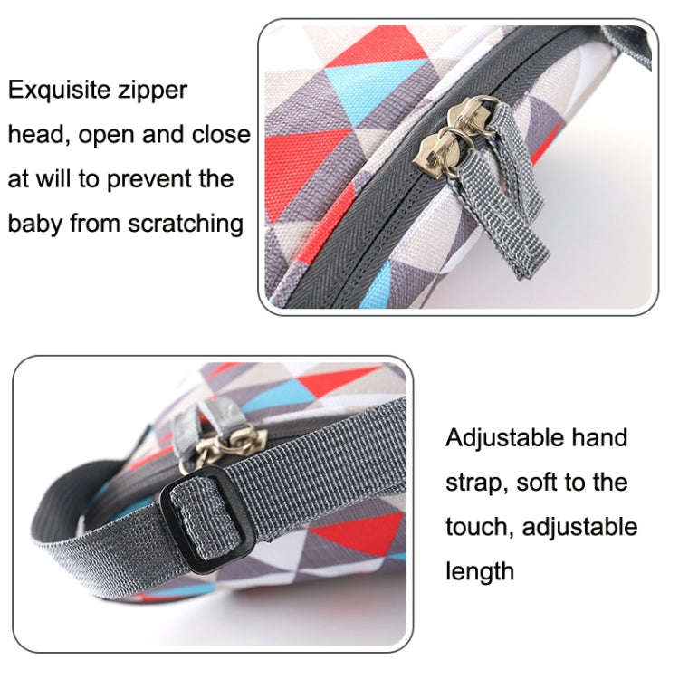 Travel Diaper Storage Bag Hang Baby Stroller Thermal Insulation Bottle Bag(Pure Black)