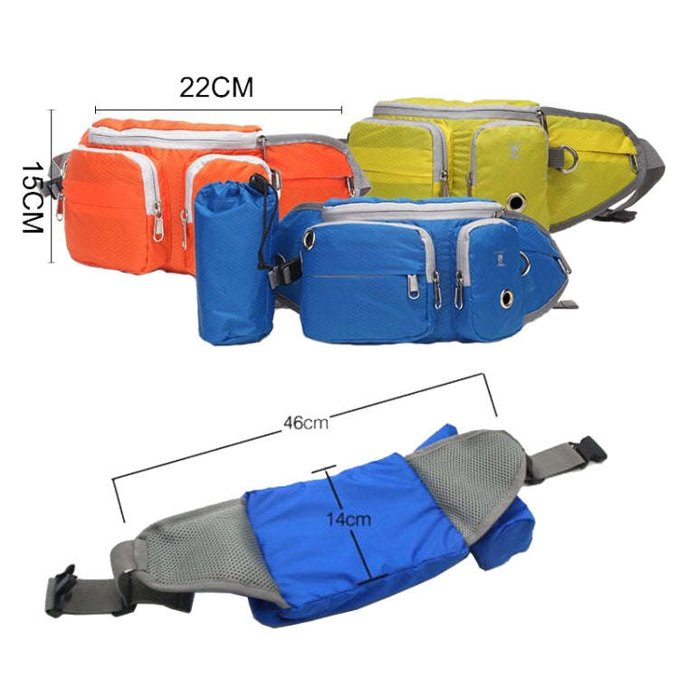 Lovoyager Pet Training Waist Bag Outdoor Walking Dog Snack Pocket(Blue)