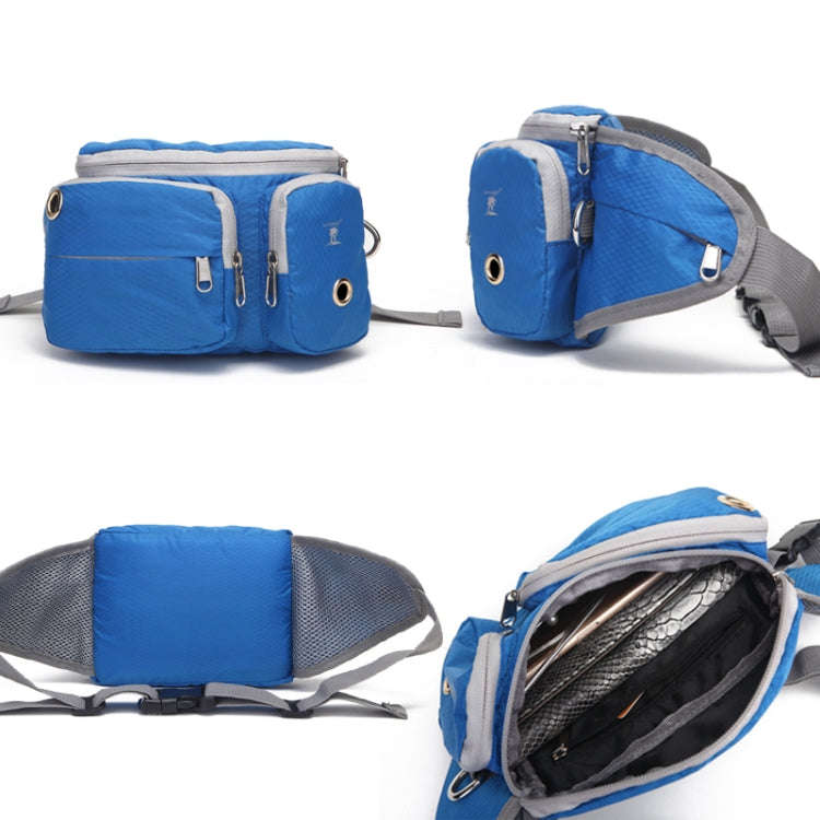 Lovoyager Pet Training Waist Bag Outdoor Walking Dog Snack Pocket(Blue)