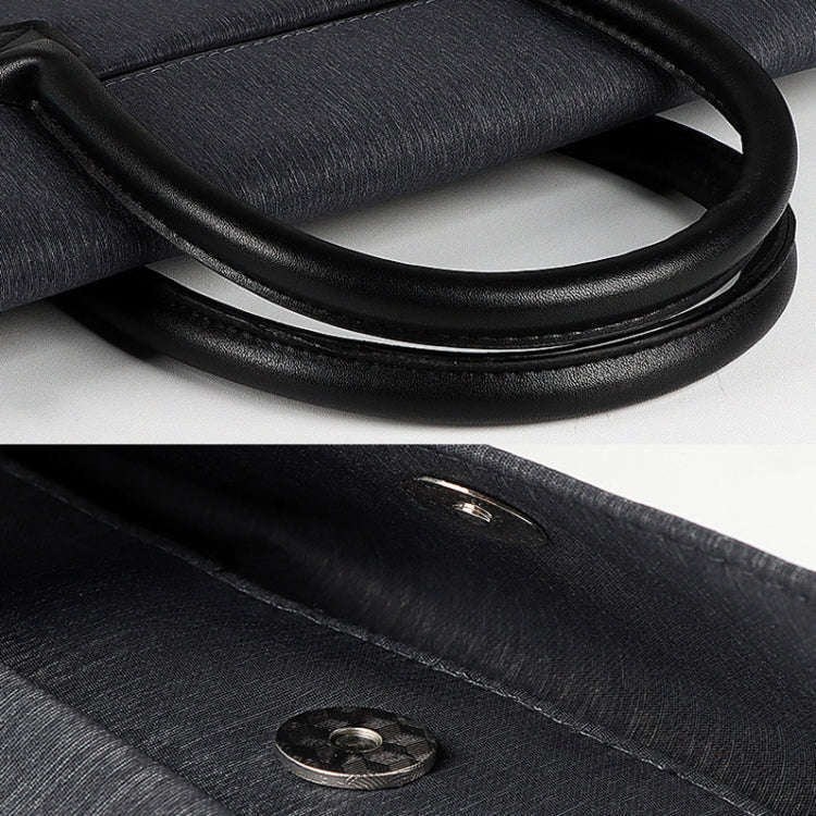 ST04 Waterproof Portable Laptop Case, Size: 15.6 inches(Navy Blue)