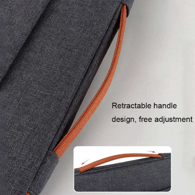 ND02 Waterproof Portable Laptop Case, Size: 14.1-15.4 inches(Dark Gray)