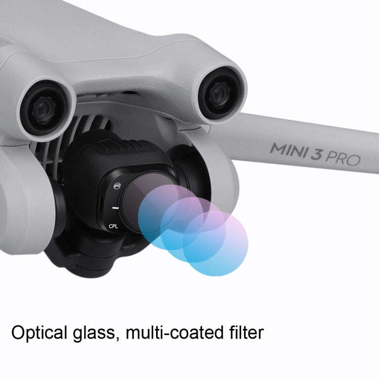 RCSTQ Aluminum Alloy Adjustable Filter Accessories for DJI Mini 3 Pro,Style: CPL