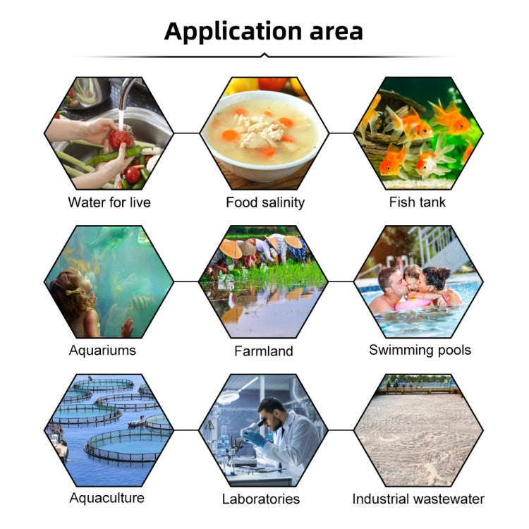 C-600A 7 In 1 Temperature/Salinity/PH/TDS/EC/ORP/SG Monitoring Pen(without Battery and Powder)