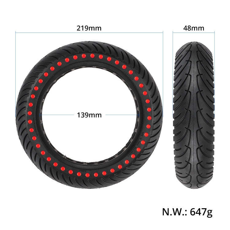 8.5 inch Color Dot Honeycomb Tire for Xiaomi Mijia M365/M365 Pro/1S(Blue)