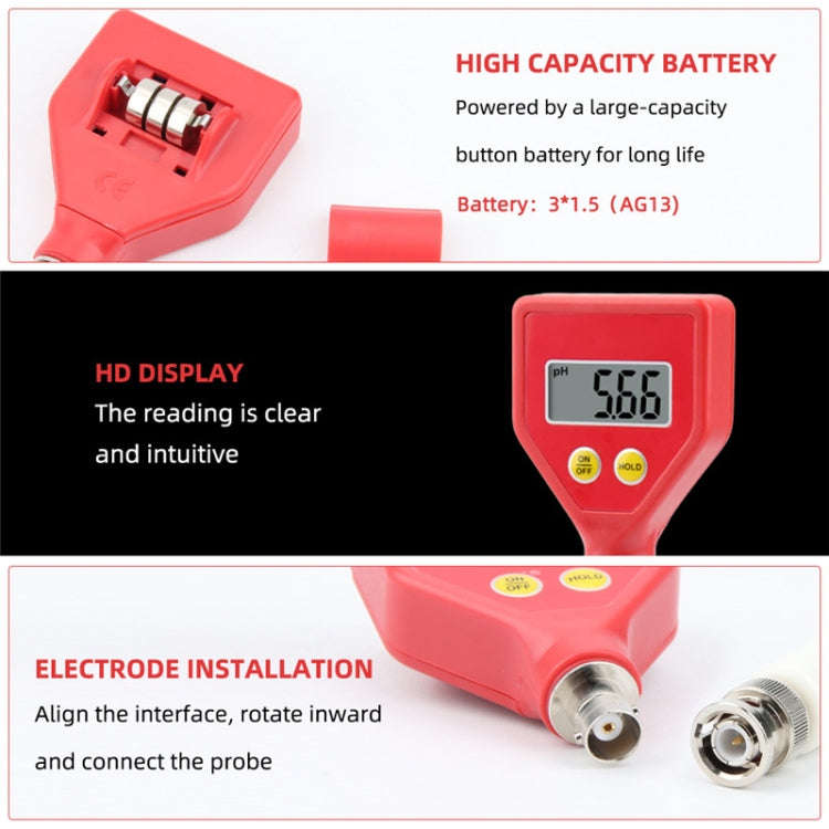 PH-98108 Portable Digital Soil Acidity Meter