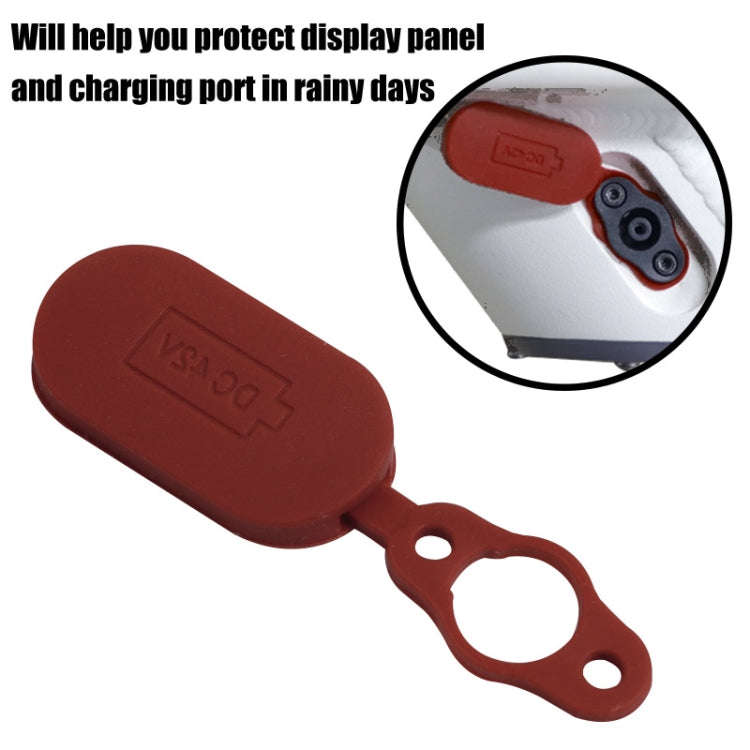 5 In 1 Charge Port Cover Cap Siliceone Plug For Xiaomi M365 Scooter