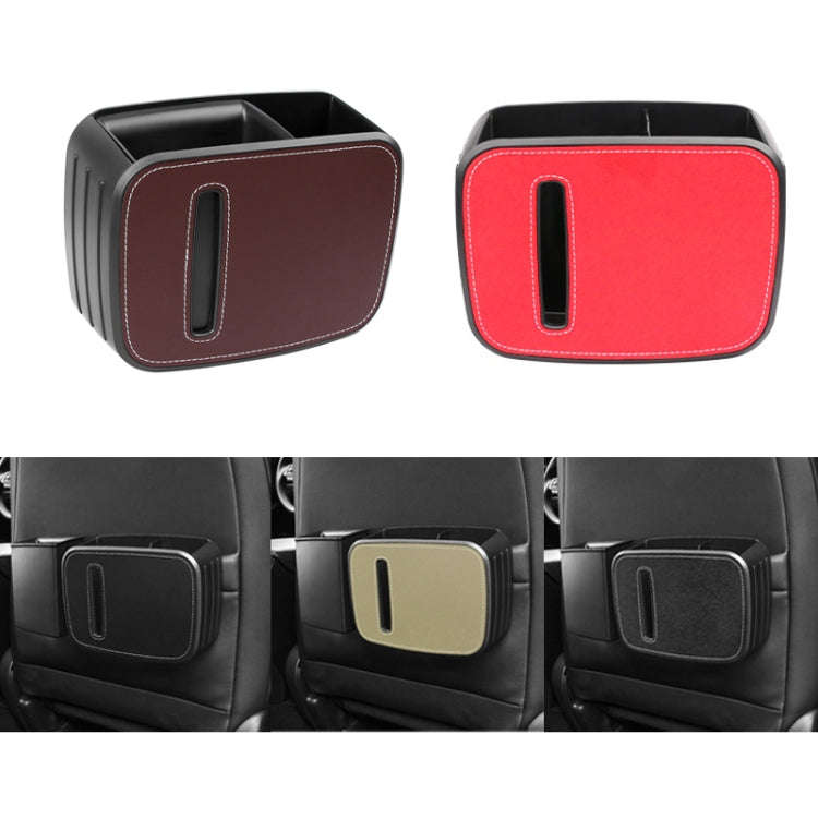 Car Drain Tissue Box Umbrella Storage Pocket Bag Storage Box Car Trash Can(Back)