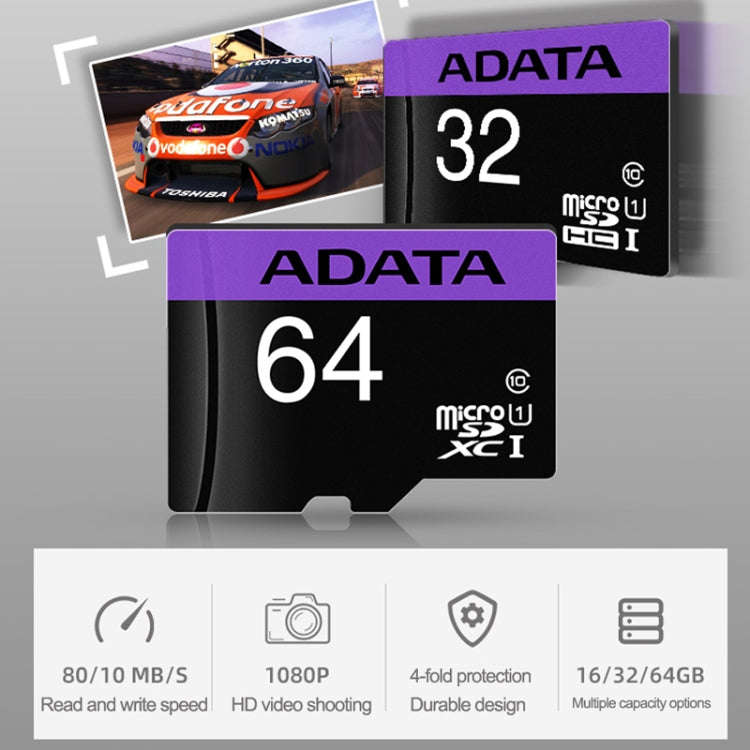 ADATA TF-80 Driving Recorder Surveillance Camera Speaker Memory Car, Capacity: 16GB