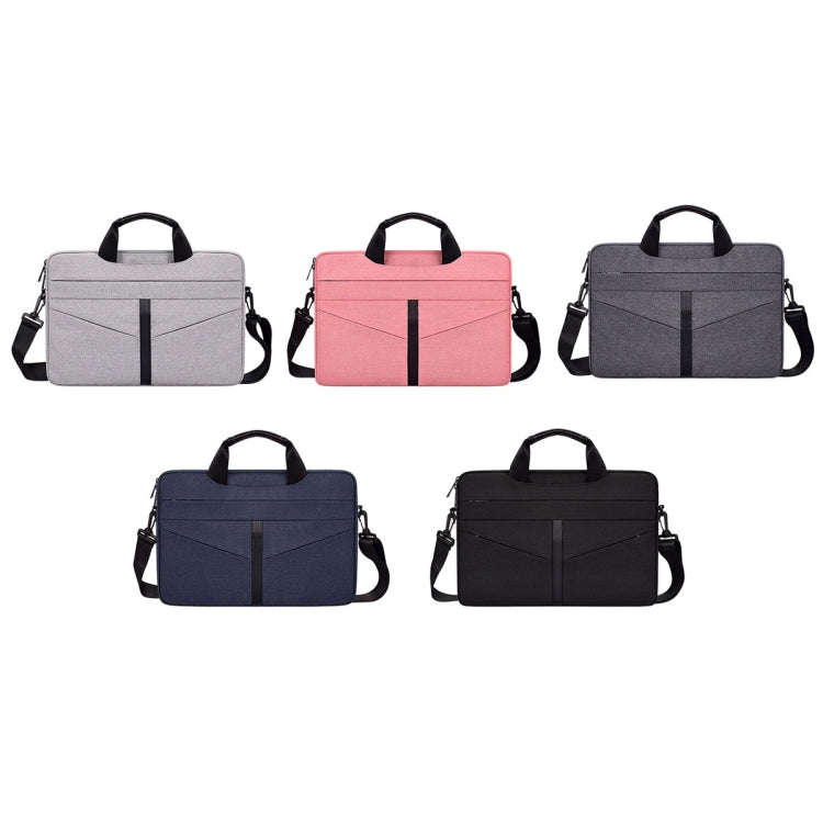 DJ04 Hidden Handle Waterproof Laptop Bag, Size: 14.1-15.4 inches(Grey)