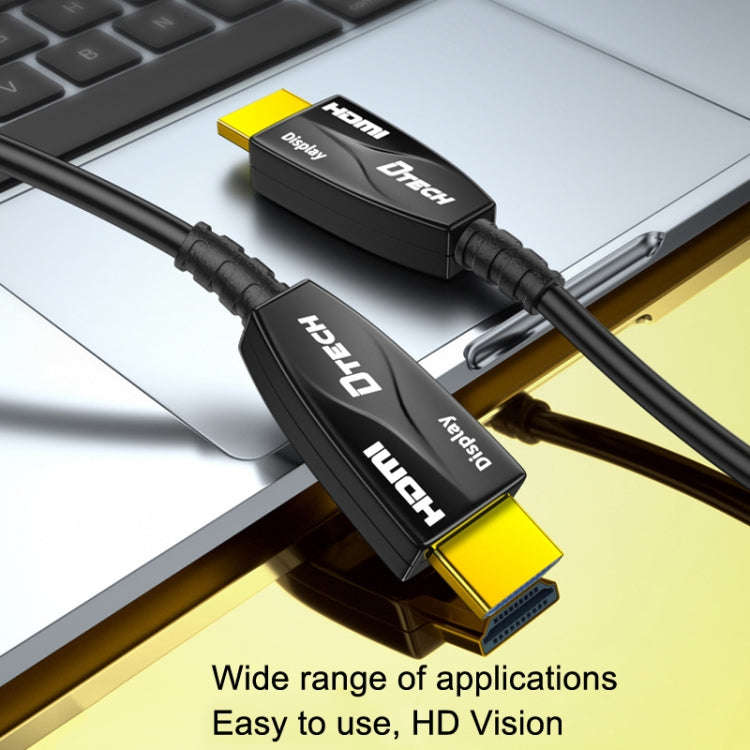 DTECH HDMI 2.0 Version Fiber Optical Line 4K 60Hz Large Screen TV Engineering Wiring, Length: 60m