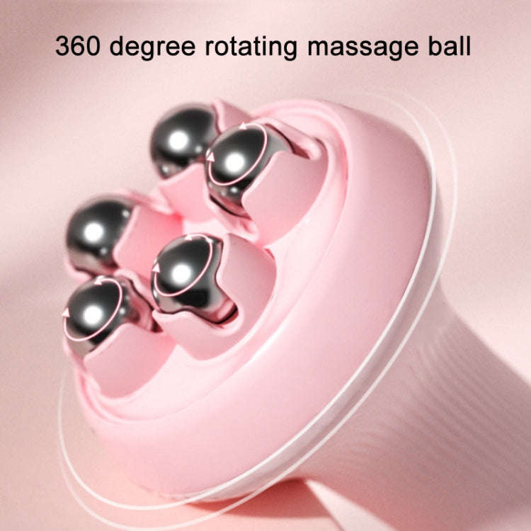 Inner Leg Exercise Muscle Relaxation Abdominal Shaping Roller Massager, Color: Blue Steel Ball Box