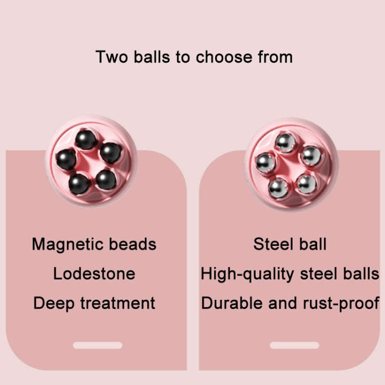 Inner Leg Exercise Muscle Relaxation Abdominal Shaping Roller Massager, Color: Blue Steel Ball Box