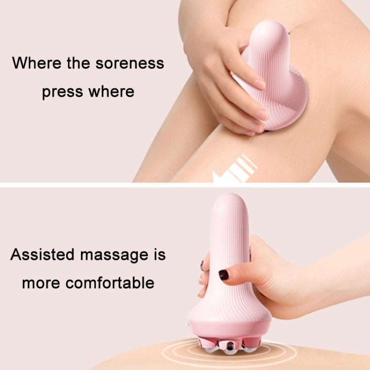 Inner Leg Exercise Muscle Relaxation Abdominal Shaping Roller Massager, Color: Blue Steel Ball Box