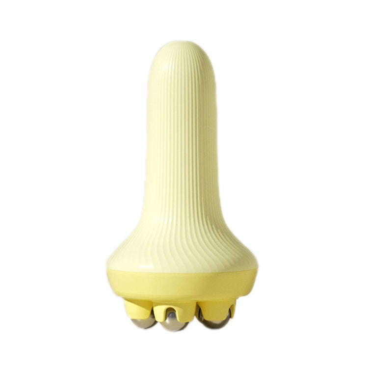 Inner Leg Exercise Muscle Relaxation Abdominal Shaping Roller Massager, Color: Yellow Steel Ball Box