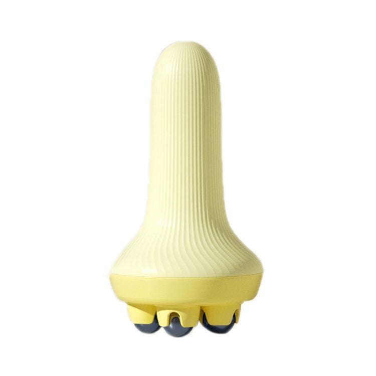 Inner Leg Exercise Muscle Relaxation Abdominal Shaping Roller Massager, Color: Yellow Magnetic Ba...