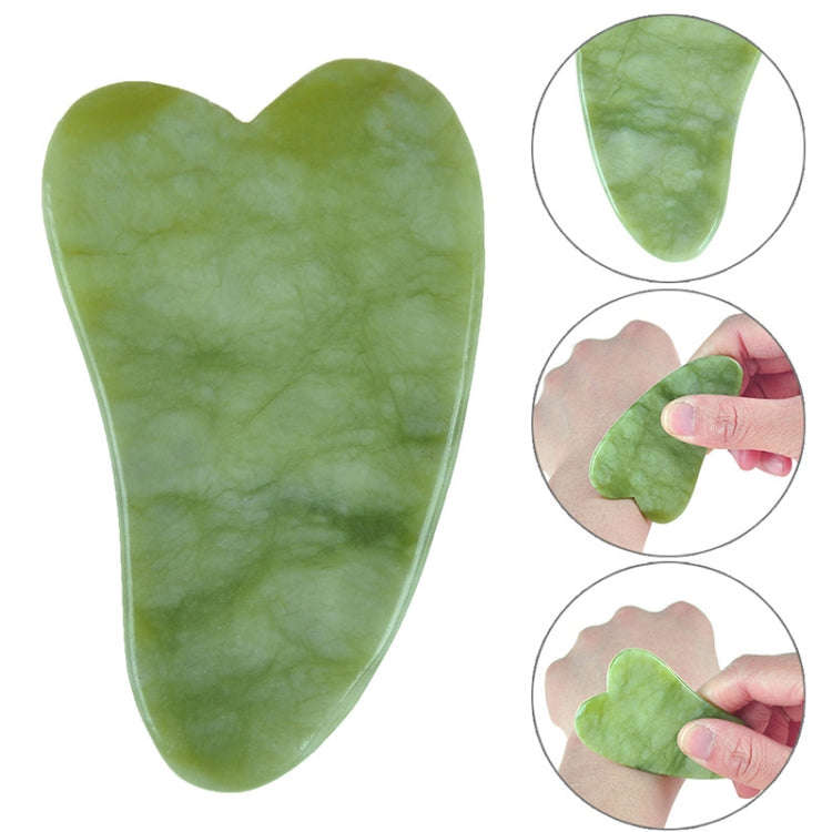 7PCS/Set Facial Tendon Stick Facial Scraping Board Meridian Acupuncture Pen, Shape: Green