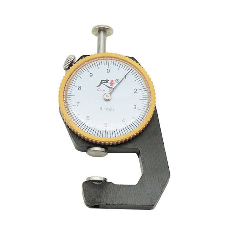 CHIXI Handheld Thickness Gauge Paper Thickness Gauge, Specification: Ordinary  0-10mm Flat Head