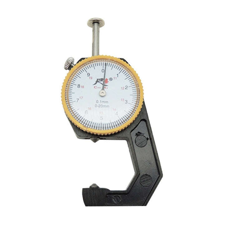 CHIXI Handheld Thickness Gauge Paper Thickness Gauge, Specification: Ordinary 0-20mm Pointed Head