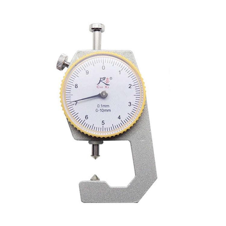 CHIXI Handheld Thickness Gauge Paper Thickness Gauge, Specification: Mid-range  0-10mm Pointed Head