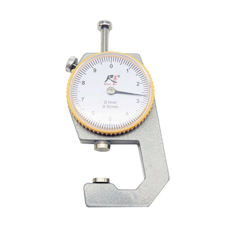 CHIXI Handheld Thickness Gauge Paper Thickness Gauge, Specification: Mid-range  0-10mm Flat Head