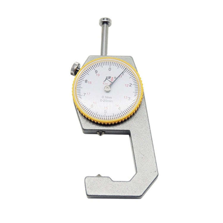 CHIXI Handheld Thickness Gauge Paper Thickness Gauge, Specification: Mid-range 0-20mm Pointed Head