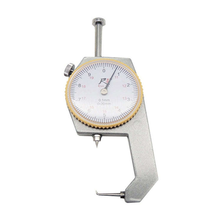 CHIXI Handheld Thickness Gauge Paper Thickness Gauge, Specification: Mid-range  0-20mm Curved Point