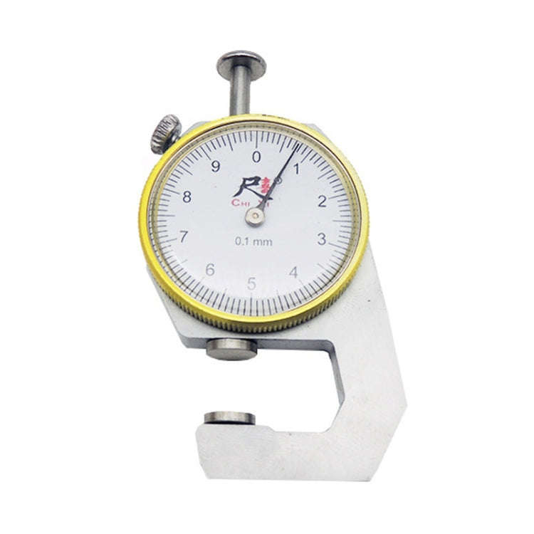 CHIXI Handheld Thickness Gauge Paper Thickness Gauge, Specification: Boutique 0-10mm Flat Head