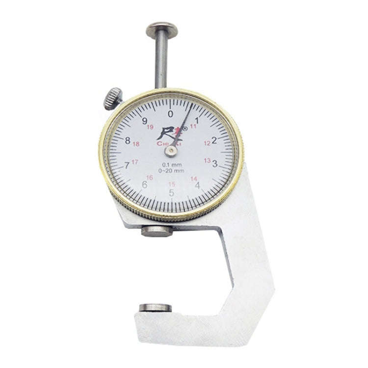 CHIXI Handheld Thickness Gauge Paper Thickness Gauge, Specification: Boutique 0-20mm Flat Head