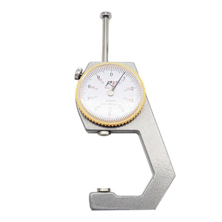CHIXI Handheld Thickness Gauge Paper Thickness Gauge, Specification: Mid-range 0-30mm Flat Head