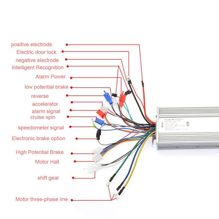 1500W Electric Bicycle Dual Mode Controller Mountain Bike Universal Brushless Controller