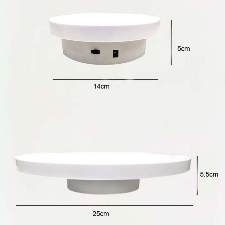 Photography Electric Turntable Automatic Rotating Display Stand,Style: Plug -in 30cm