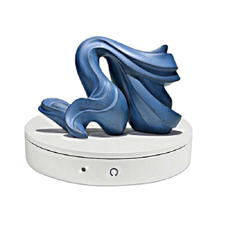 Electric Rotating Display Stand Electric Turntable, Specifications: Chinese Plug(White)