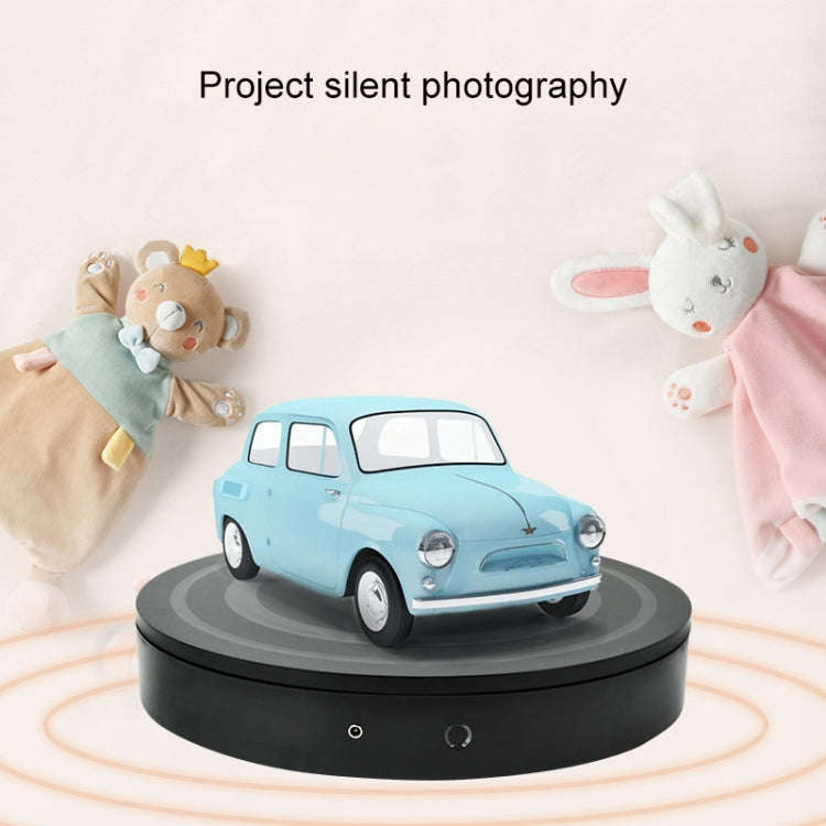 Electric Rotating Display Stand Electric Turntable, Specifications: Chinese Plug(White)