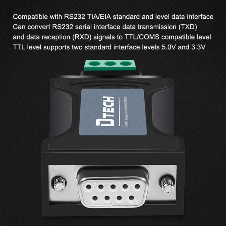 DTECH DT-9005 Without Power Supply RS232 To TTL Serial Port Module, Interface: 5V Module