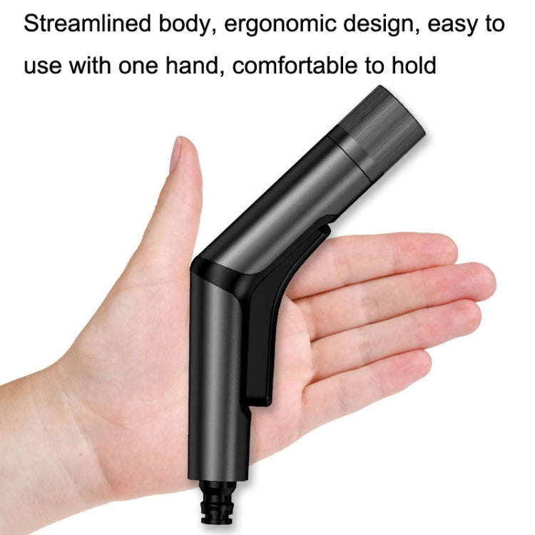 YYS-491 Aluminum Alloy Car Wash High Pressure Sprinkler Household Car Wash Tool Set(Black)