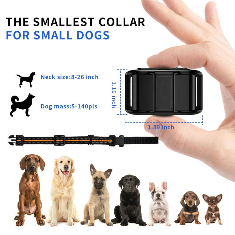 Electronic Dog Trainer Rechargeable Pet Remote Control Bark Stopper, Specification: 1 Drag 2