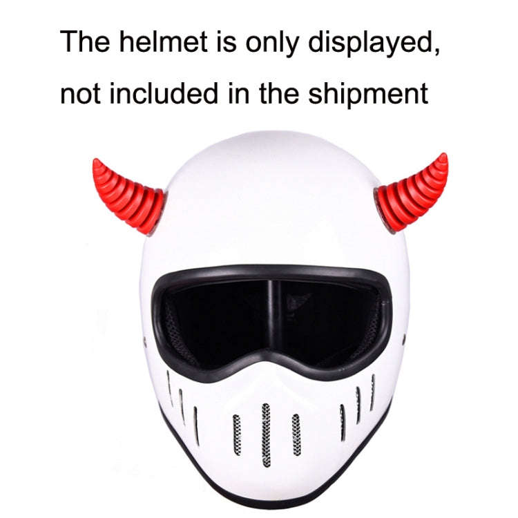 2PCS Motorcycle Horn Sucker Helmet Decoration(Blue)
