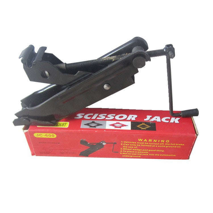 Portable Car Jack Z Type Hand Crank Tire Changing Tool(Black)