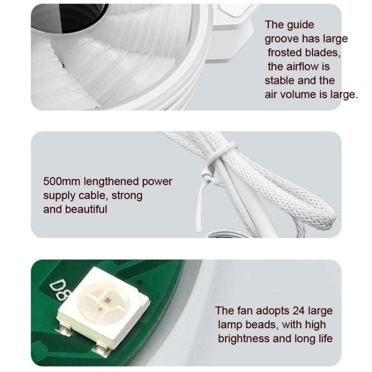 COOLMOON 12cm Infinity Lens Computer Cooling Fan PWM ARGB Chassis Cooling Fan(White)