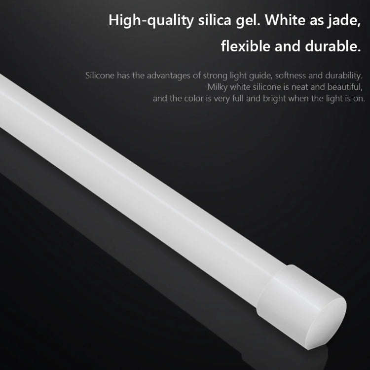 COOLMOON Y360 Round Tube Multi-interface ARGB Chassis Light Bar Computer Decorative Silicone LED ...