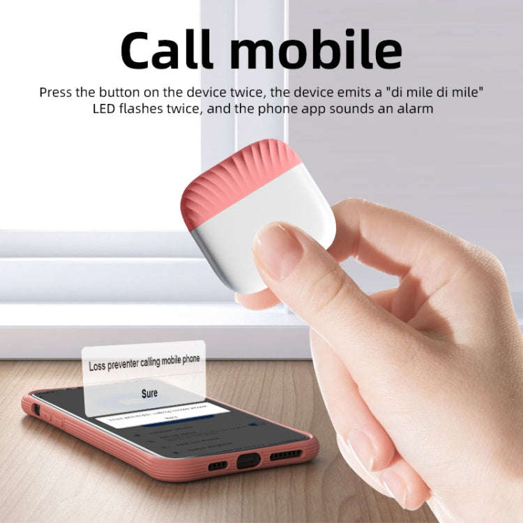 Wallet Key Finder Two Way Bluetooth Intelligent Anti-lost Device(Black)