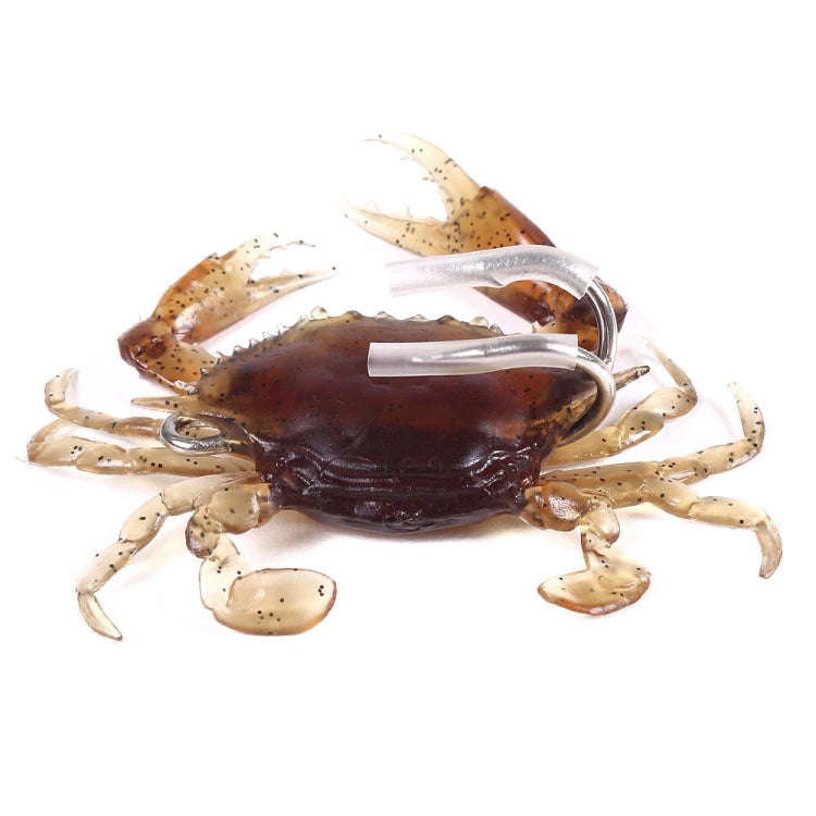 3 PCS HENGJIA SO068 Submerged Crab Hook Anti-hanging Bottom Ice Fishing Bait, Color: 8cm 19g 3